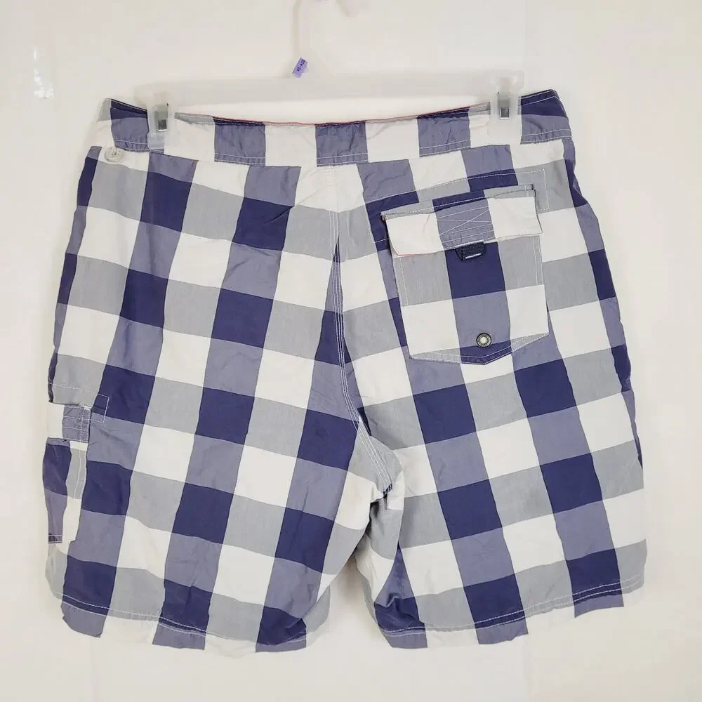J.Crew The Original Longboard cargo swim shorts Size 33 retro surfer vacation